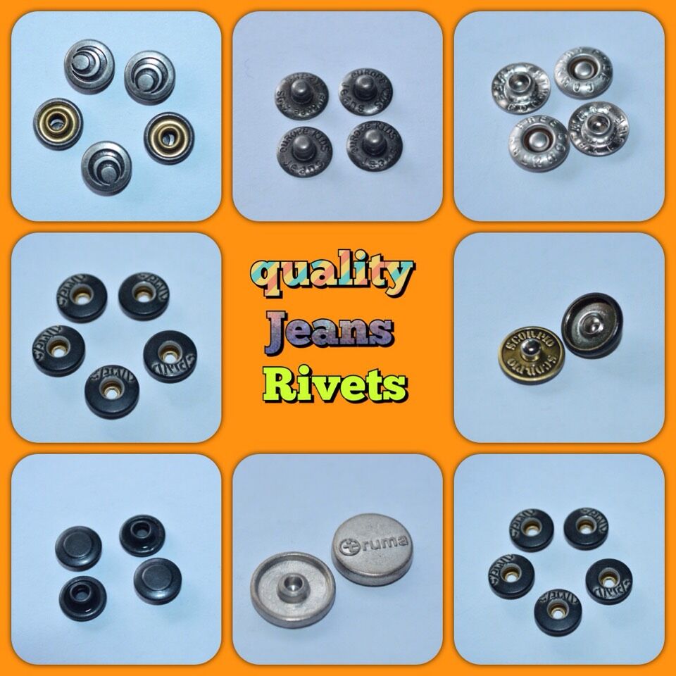quality jeans rivets