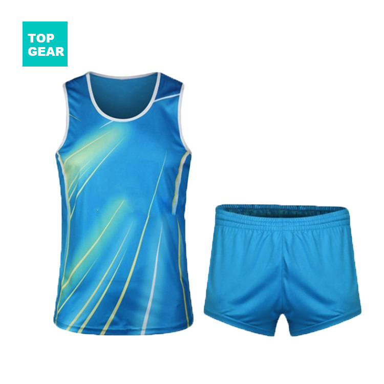 unisex running singlet suit for day or night use