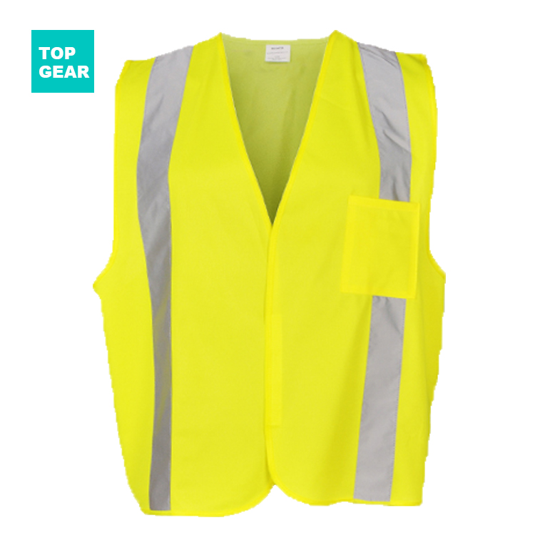 unisex safety vest with X reflective tape