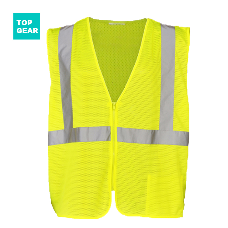 unisex safety vest with reflective tape