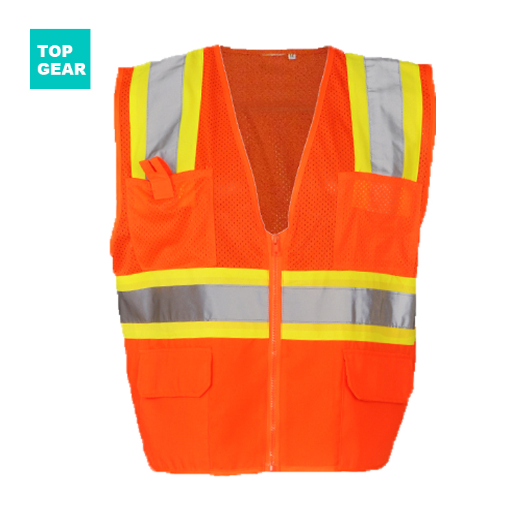 unisex safety vest with H tape 