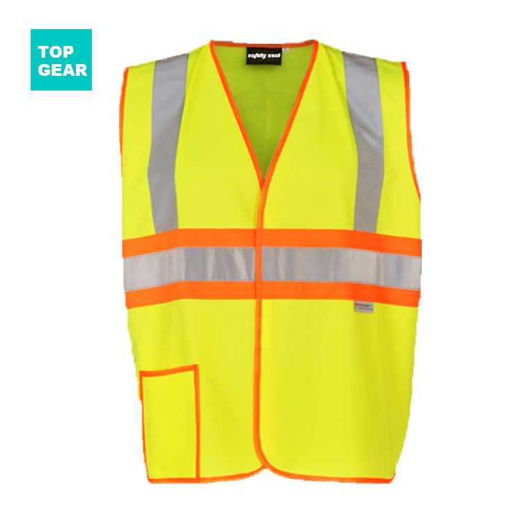 unisex safety vest with 3M reflective tape